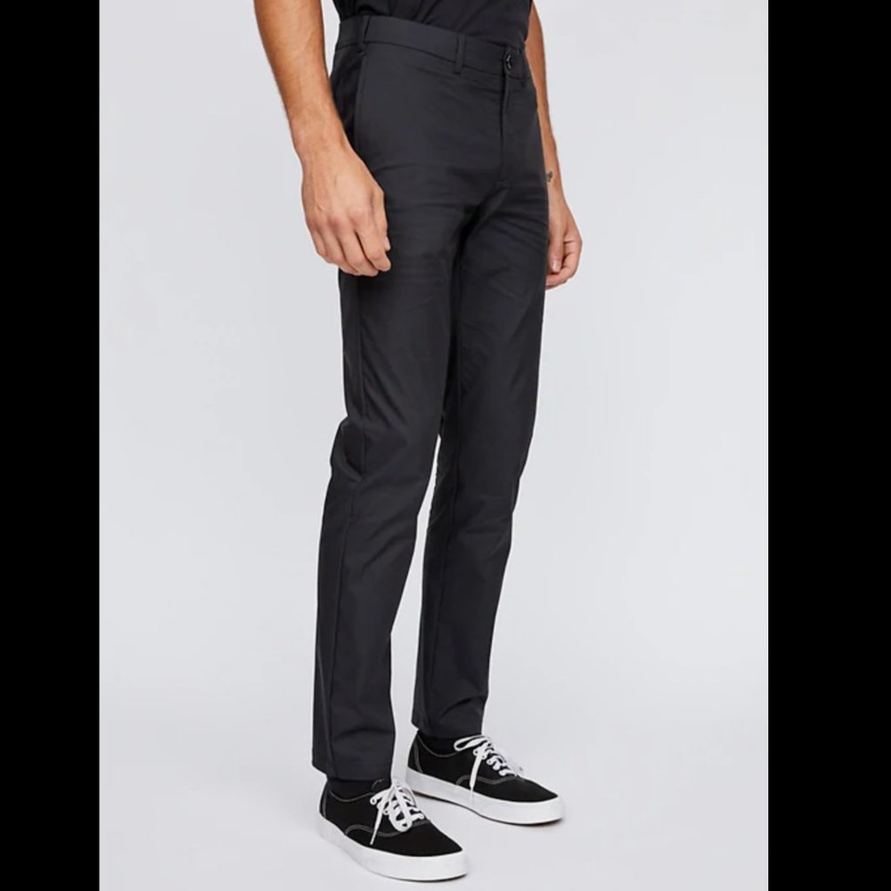 Hill City BLACK Everyday Tech Pants SLIM FIT 30X30